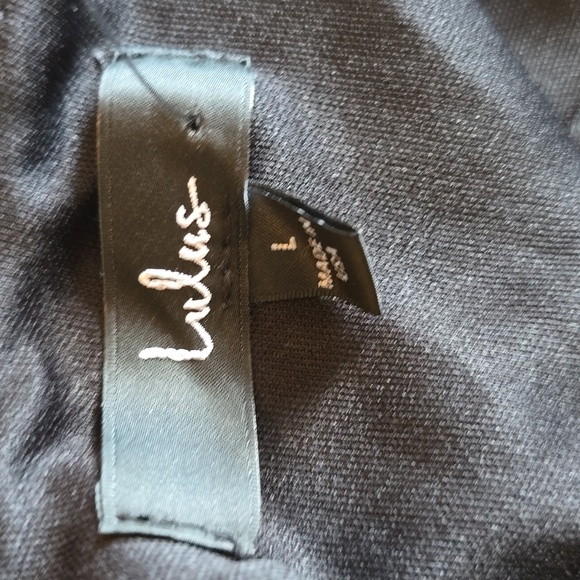 NWT, Lulus, Halter Criss-Cross Back Maxi Dress, Black, Women's L - Picture 9 of 11